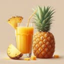 A picture of an pineapple juice